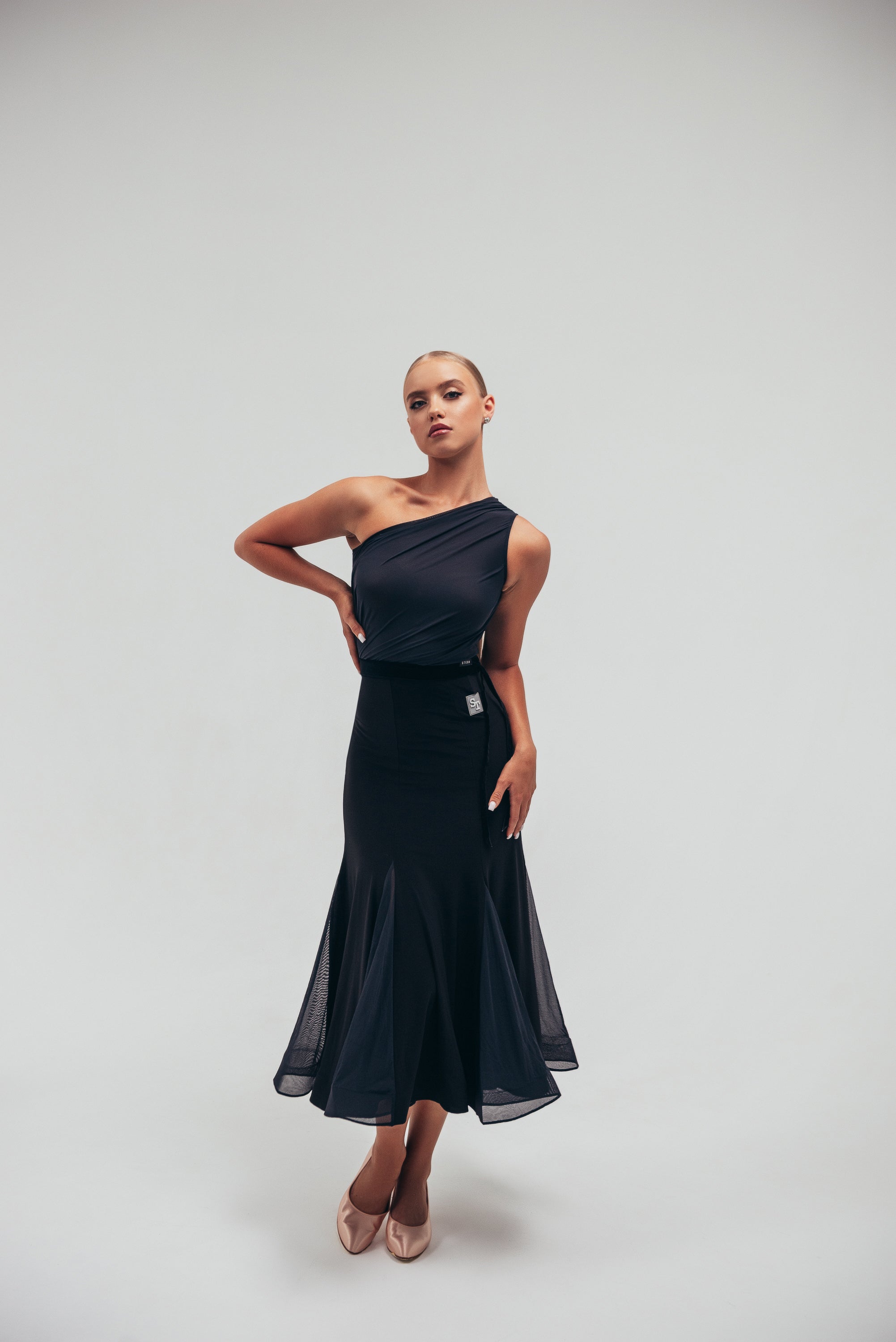 Elysia Asymmetrical Ballroom Dress