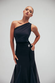 Elysia Asymmetrical Ballroom Dress