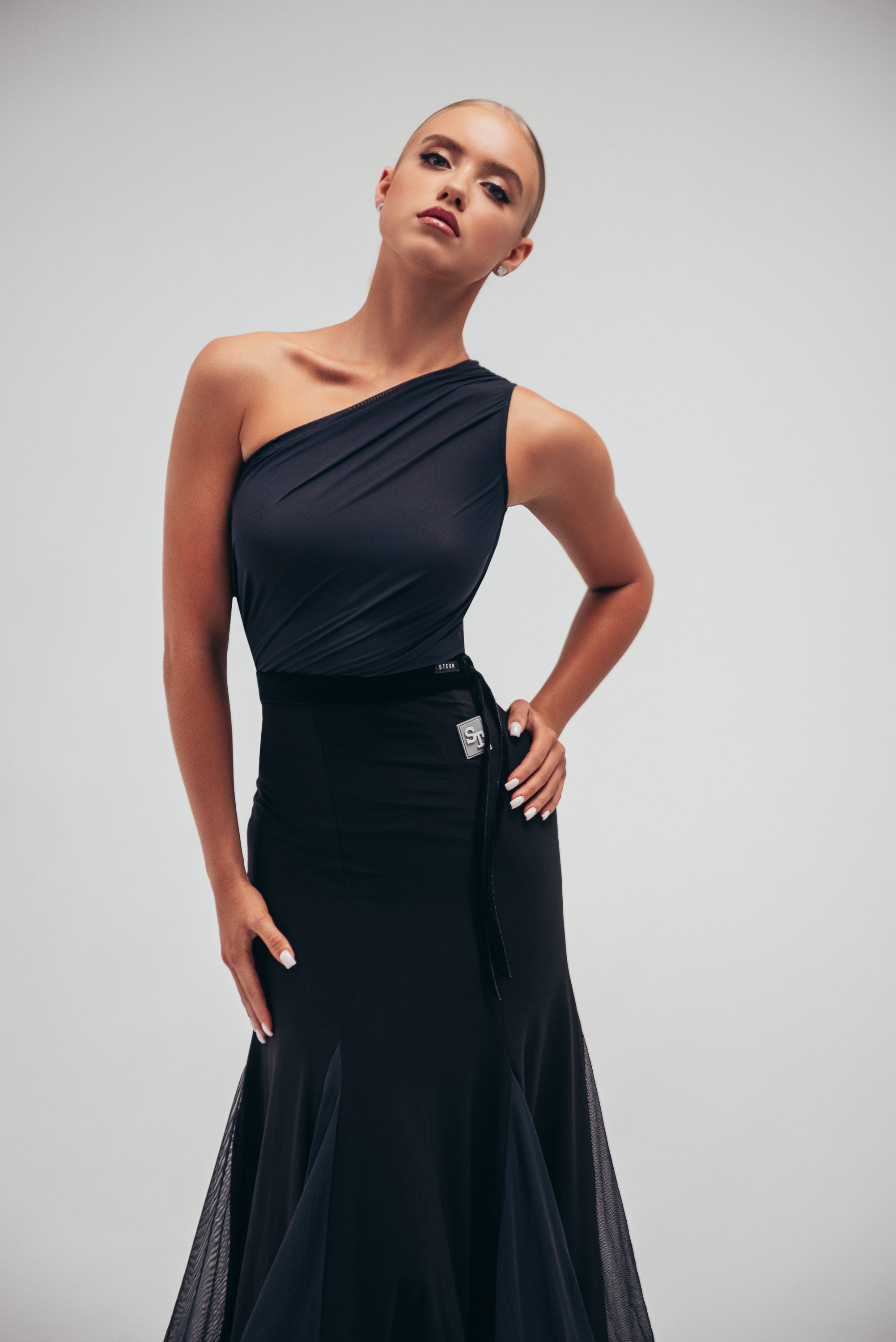 Elysia Asymmetrical Ballroom Dress