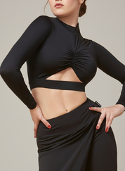 Terry Long Sleeve Top